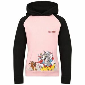 TOM AND JERRY TOM JERRY SMILE HOODIE-B Hanorac copii, roz, mărime 164-170 imagine