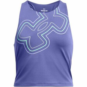 Under Armour MOTION BRANDED CROP TANK Maiou femei, mov, mărime L imagine