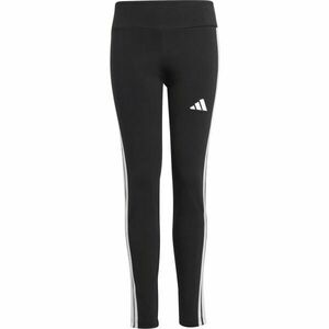adidas ESSENTIALS AEROREADY 3-STRIPES HIGH-WAISTED Colanți pentru fete, negru, mărime imagine