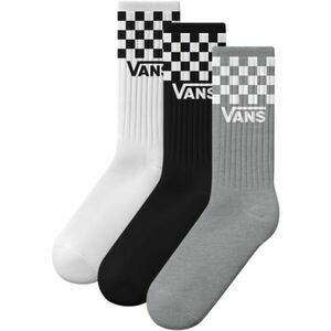 Vans CLASSIC CHECK CREW Șosete unisex, negru, mărime imagine