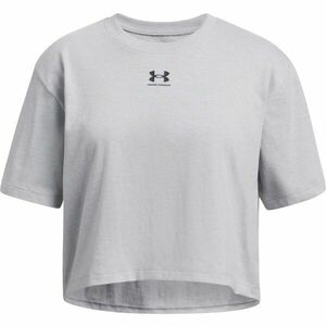 Under Armour RIVAL Tricou pentru fete, gri, mărime S imagine