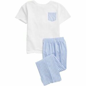 GAP FAM Pijamale pentru băieți, albastru deschis, mărime 10Y imagine