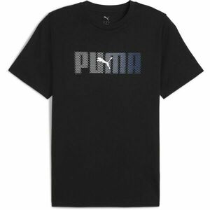 Puma ESSENTIALS LOGO LAB TEE Tricou bărbați, negru, mărime imagine
