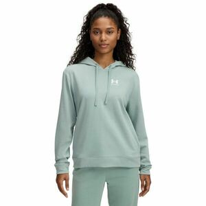 Under Armour RIVAL TERRY HOODIE Hanorac de damă, verde deschis, mărime S imagine