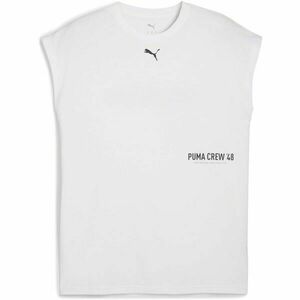 Puma M GRAPHIC CUTOFF TANK Maiou pentru bărbați, alb, mărime imagine