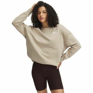 Under Armour ESSENTIAL FLC OS CREW Hanorac damă, maro, mărime L imagine