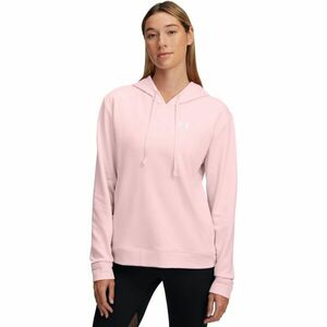 Under Armour RIVAL TERRY HOODIE Hanorac de damă, roz, mărime L imagine