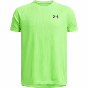 Under Armour TECH TEXTURED Tricou de băieți, neon reflectorizant, mărime M imagine