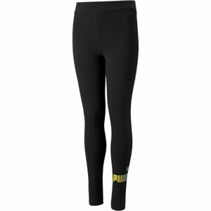 Puma ESS+BLEACH LOGO LEGGINGS G Colanți pentru fete, negru, mărime imagine