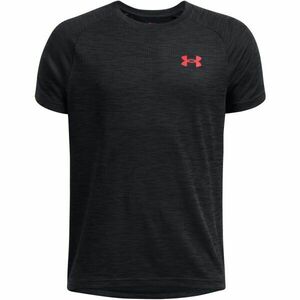 Under Armour TECH TEXTURED Tricou de băieți, negru, mărime S imagine
