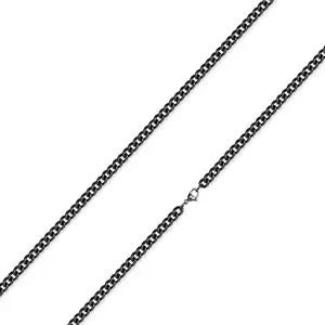 Lanț din oțel 316L – zale rotunde răsucite, tehnologie de acoperire PVD, 2 mm - Lungime: 410 mm imagine