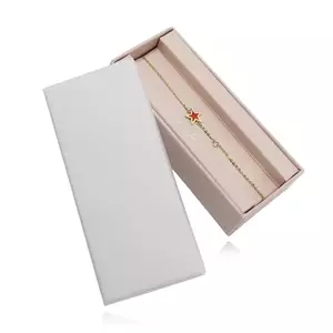 Cutie cadou pentru brățară - roz cu inscripția „pentru tine” imagine