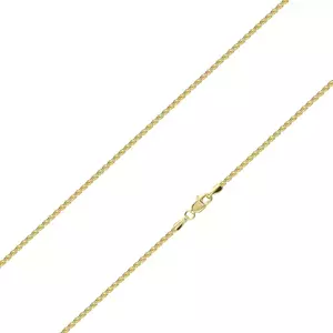 Lanț de aur Aur galben de 14K cu model răsucit Valis imagine