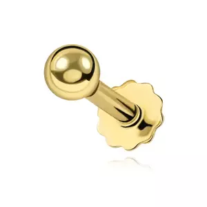 Piercing din aur de 14K cu margea imagine