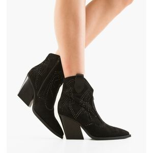 Botine dama Leila Negre imagine