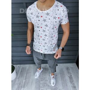 Tricou barbati slim fit ZR A9221 N8-4.1 imagine