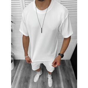 Compleu de vara alb triocu + pantaloni 8206A D5-5.1 imagine