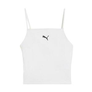 Maiou femei Puma Wardrobe Ess Ribbed Tank Top 62977102, XXXL, Alb imagine