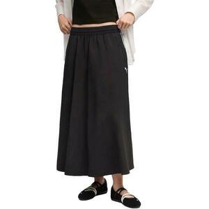Fusta femei Puma T7 Woven Midi Skirt 63343801, XL, Negru imagine