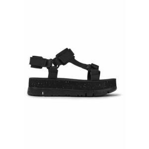 Sandale flatform de piele cu velcro Oruga imagine