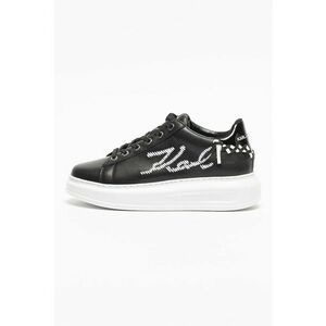 Pantofi sport low-top din piele cu logo cusut imagine
