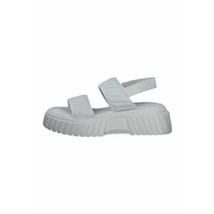Sandale wedge de piele ecologica imagine