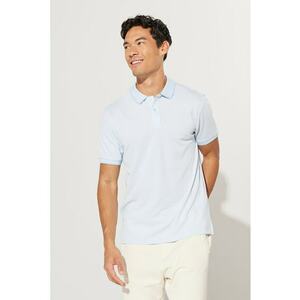Tricou polo din amestec de bumbac imagine
