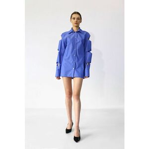 Rochie-camasa de bumbac cu decupaje imagine