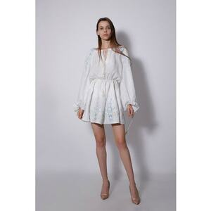 Rochie evazata de in cu detalii grafice imagine