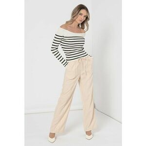 Pantaloni relaxed fit cu snur Olly imagine