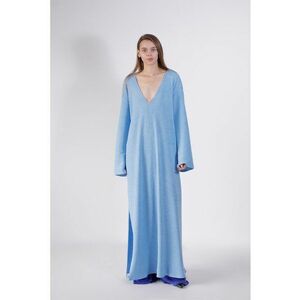 Rochie maxi cu decolteu in V imagine