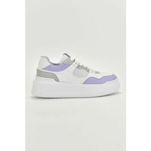 Pantofi sport de piele cu detalii perforate imagine