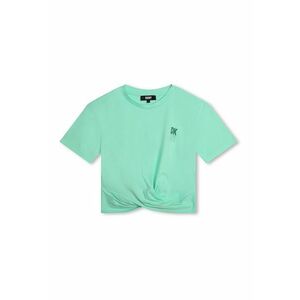 Tricou crop cu logo imagine