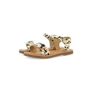Sandale de piele cu animal print Selite imagine