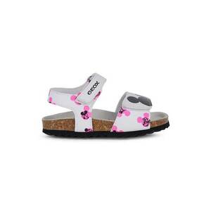 Sandale cu inchidere velcro si imprimeu cu Mickey Mouse imagine