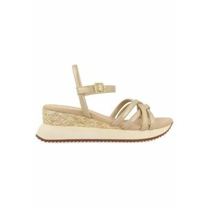 Sandale wedge cu barete multiple imagine