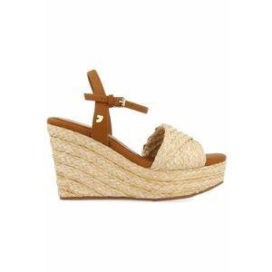 Sandale wedge cu design impletit imagine