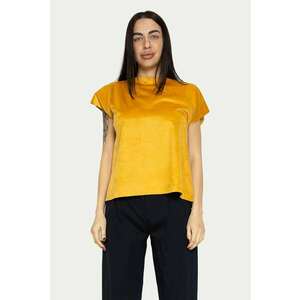 Bluza catifelata cu maneci scurte imagine