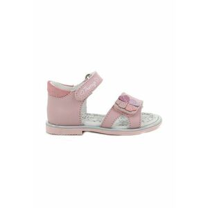 Sandale de piele cu detaliu floral imagine