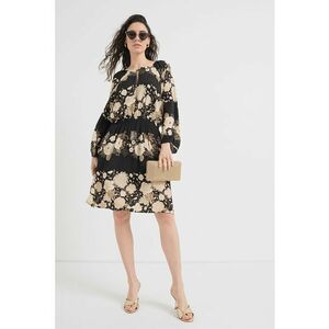 Rochie evazata cu imprimeu floral Karine imagine