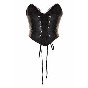 Top-corset din piele imagine