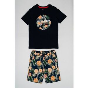 Set de tricou si pantaloni scurti cu imprimeu - 2 piese imagine
