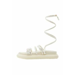 Sandale wedge cu model petrecut imagine