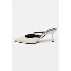 Saboti de piele cu toc stiletto imagine