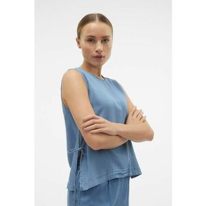 Bluza de chambray fara maneci imagine