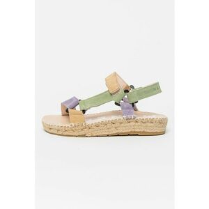 Sandale de piele intoarsa cu velcro imagine