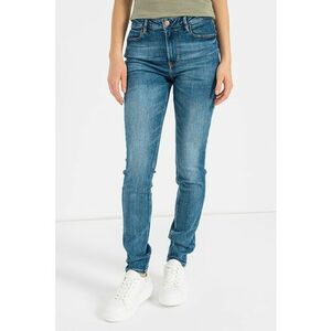 Blugi skinny cu aspect decolorat imagine