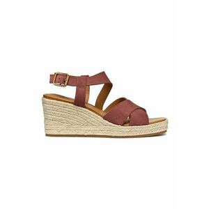 Sandale-espadrile din piele intoarsa imagine