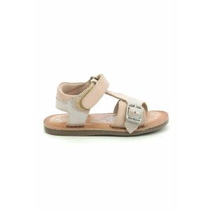 Sandale din piele cu inchidere velcro si catarama imagine