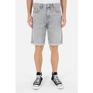 Bermude regular fi din denim David imagine
